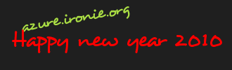 Bonne année 2010
